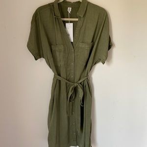 Army green H&M dress